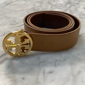 Tory Burch Tan Leather Belt